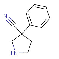 1383849-45-3 3-phenylpyrrolidine-3-carbonitrile chemical structure