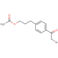 1361414-38-1 3-[4-(2-bromoacetyl)phenyl]propyl acetate chemical structure