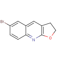 158725-34-9 6-bromo-2,3-dihydrofuro[2,3-b]quinoline chemical structure