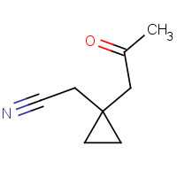 185516-82-9 2-[1-(2-oxopropyl)cyclopropyl]acetonitrile chemical structure