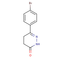 36725-37-8 3-(4-bromophenyl)-4,5-dihydro-1H-pyridazin-6-one chemical structure