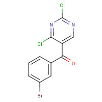 1386399-14-9 (3-bromophenyl)-(2,4-dichloropyrimidin-5-yl)methanone chemical structure