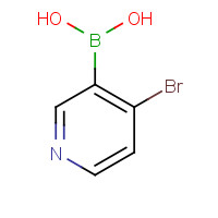 1256355-39-1 (4-bromopyridin-3-yl)boronic acid chemical structure