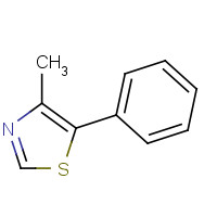 19968-61-7 4-methyl-5-phenyl-1,3-thiazole chemical structure