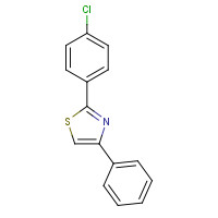 2227-72-7 2-(4-chlorophenyl)-4-phenyl-1,3-thiazole chemical structure