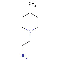 14156-95-7 2-(4-methylpiperidin-1-yl)ethanamine chemical structure