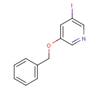 1167055-87-9 3-iodo-5-phenylmethoxypyridine chemical structure
