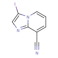 885276-26-6 3-iodoimidazo[1,2-a]pyridine-8-carbonitrile chemical structure