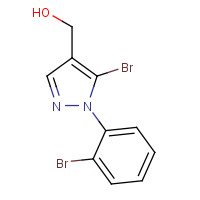 1245165-71-2 [5-bromo-1-(2-bromophenyl)pyrazol-4-yl]methanol chemical structure