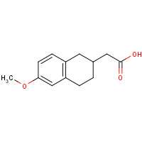 57351-00-5 2-(6-methoxy-1,2,3,4-tetrahydronaphthalen-2-yl)acetic acid chemical structure