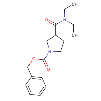 1428901-24-9 benzyl 3-(diethylcarbamoyl)pyrrolidine-1-carboxylate chemical structure