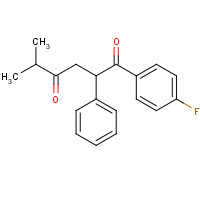 135833-82-8 1-(4-fluorophenyl)-5-methyl-2-phenylhexane-1,4-dione chemical structure