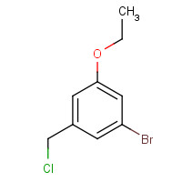 1254733-93-1 1-bromo-3-(chloromethyl)-5-ethoxybenzene chemical structure