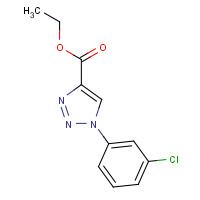 950271-98-4 ethyl 1-(3-chlorophenyl)triazole-4-carboxylate chemical structure