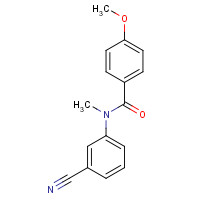 1240480-92-5 N-(3-cyanophenyl)-4-methoxy-N-methylbenzamide chemical structure