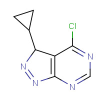 1346264-24-1 4-chloro-3-cyclopropyl-3H-pyrazolo[3,4-d]pyrimidine chemical structure