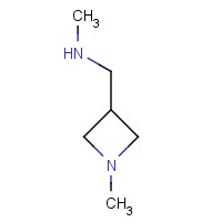 864350-83-4 N-methyl-1-(1-methylazetidin-3-yl)methanamine chemical structure