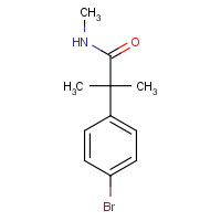 749928-27-6 2-(4-bromophenyl)-N,2-dimethylpropanamide chemical structure