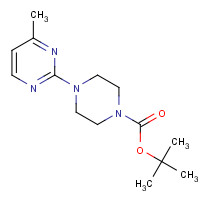 124863-63-4 tert-butyl 4-(4-methylpyrimidin-2-yl)piperazine-1-carboxylate chemical structure