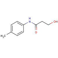 199929-31-2 3-hydroxy-N-(4-methylphenyl)propanamide chemical structure