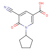 939410-20-5 5-cyano-1-cyclopentyl-6-oxopyridine-3-carboxylic acid chemical structure