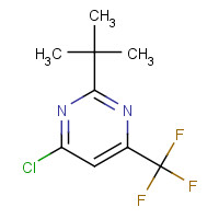 193611-28-8 2-tert-butyl-4-chloro-6-(trifluoromethyl)pyrimidine chemical structure