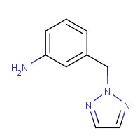 157846-02-1 3-(triazol-2-ylmethyl)aniline chemical structure