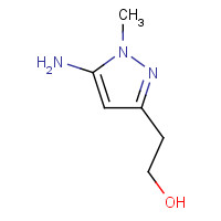 1224888-33-8 2-(5-amino-1-methylpyrazol-3-yl)ethanol chemical structure