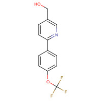 851069-96-0 [6-[4-(trifluoromethoxy)phenyl]pyridin-3-yl]methanol chemical structure