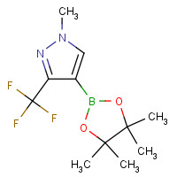 1218790-53-4 1-methyl-4-(4,4,5,5-tetramethyl-1,3,2-dioxaborolan-2-yl)-3-(trifluoromethyl)pyrazole chemical structure