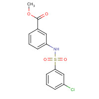 749884-41-1 methyl 3-[(3-chlorophenyl)sulfonylamino]benzoate chemical structure