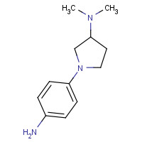 686709-51-3 1-(4-aminophenyl)-N,N-dimethylpyrrolidin-3-amine chemical structure
