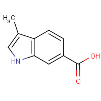 201286-69-3 3-methyl-1H-indole-6-carboxylic acid chemical structure