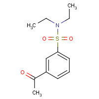 38158-26-8 3-acetyl-N,N-diethylbenzenesulfonamide chemical structure