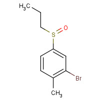 1240288-63-4 2-bromo-1-methyl-4-propylsulfinylbenzene chemical structure