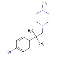 1432130-43-2 4-[2-methyl-1-(4-methylpiperazin-1-yl)propan-2-yl]aniline chemical structure