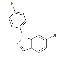 1426845-58-0 6-bromo-1-(4-fluorophenyl)indazole chemical structure