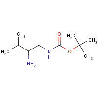 1117693-61-4 tert-butyl N-(2-amino-3-methylbutyl)carbamate chemical structure