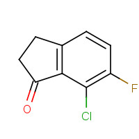 881190-95-0 7-chloro-6-fluoro-2,3-dihydroinden-1-one chemical structure