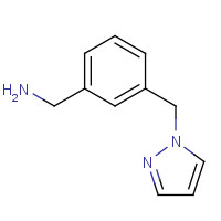 562803-76-3 [3-(pyrazol-1-ylmethyl)phenyl]methanamine chemical structure
