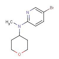 1248113-73-6 5-bromo-N-methyl-N-(oxan-4-yl)pyridin-2-amine chemical structure