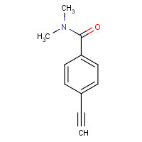 851895-23-3 4-ethynyl-N,N-dimethylbenzamide chemical structure