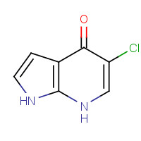 1015610-47-5 5-chloro-1,7-dihydropyrrolo[2,3-b]pyridin-4-one chemical structure