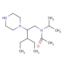 1385051-07-9 N-(3-ethyl-2-piperazin-1-ylpentyl)-N-propan-2-ylacetamide chemical structure