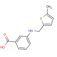 869950-50-5 3-[(5-methylthiophen-2-yl)methylamino]benzoic acid chemical structure