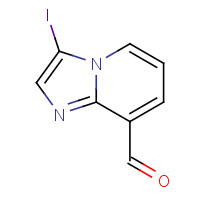 885276-00-6 3-iodoimidazo[1,2-a]pyridine-8-carbaldehyde chemical structure