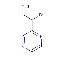 1352072-64-0 2-(1-bromopropyl)pyrazine chemical structure
