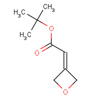 1207175-03-8 tert-butyl 2-(oxetan-3-ylidene)acetate chemical structure