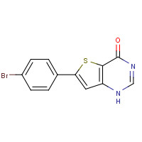 852840-45-0 6-(4-bromophenyl)-1H-thieno[3,2-d]pyrimidin-4-one chemical structure