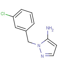 956440-15-6 2-[(3-chlorophenyl)methyl]pyrazol-3-amine chemical structure